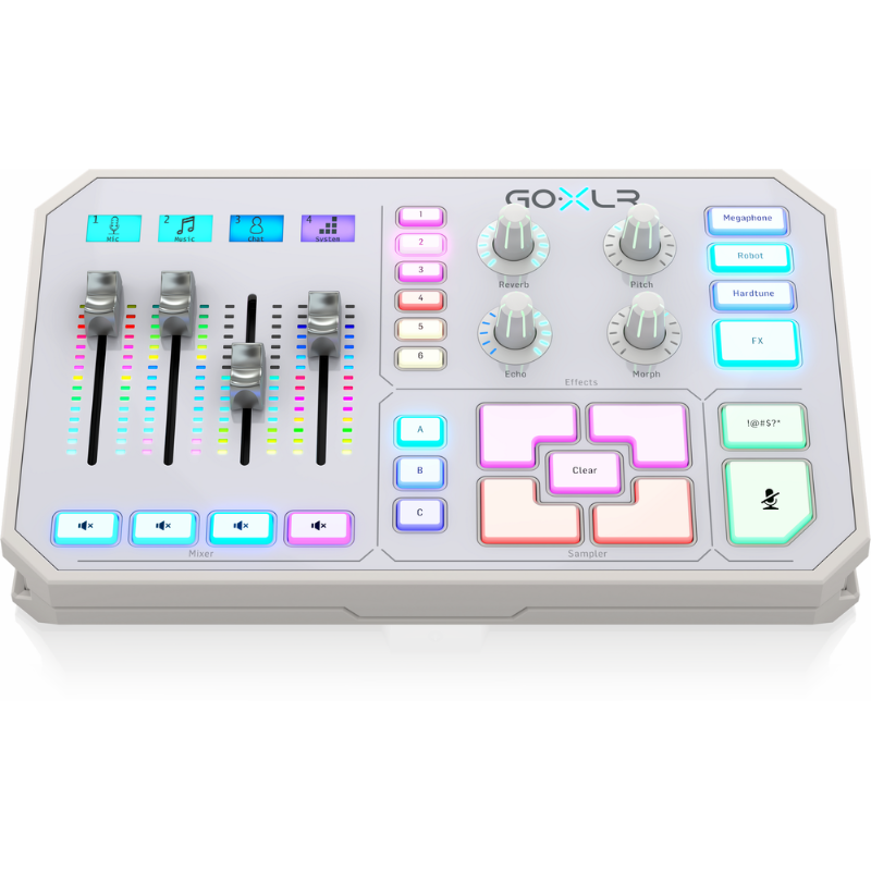 TC Helicon GO XLR White Online Broadcast Platform - White