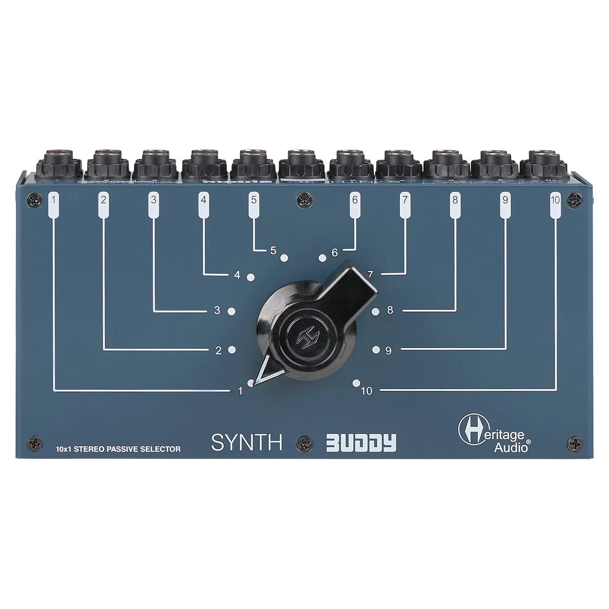 Heritage Audio Synth Buddy 10-to-1 Stereo Passive Desktop Switch