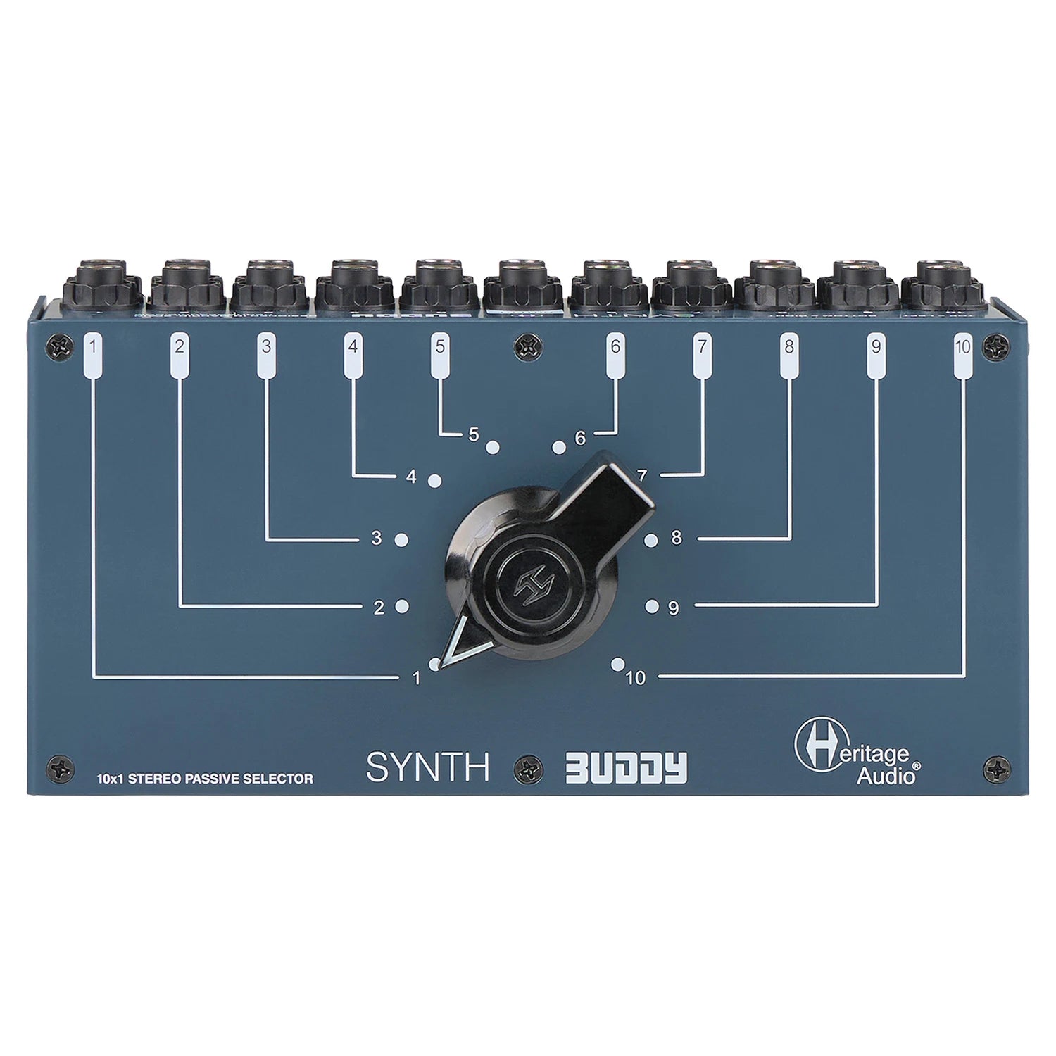Heritage Audio Synth Buddy 10-to-1 Stereo Passive Desktop Switch