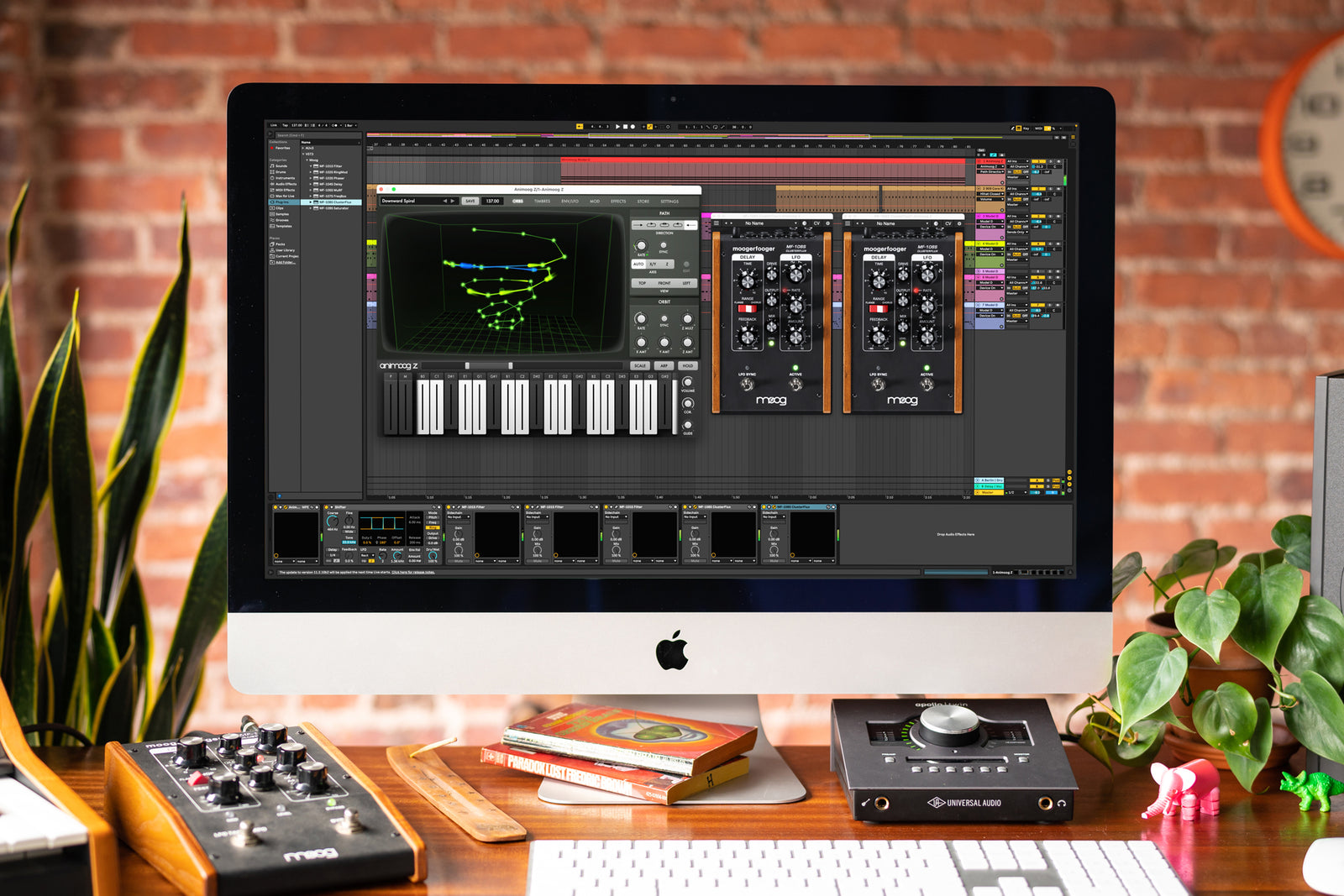 Moog MF-108S Cluster Flux (Software Plug-in)