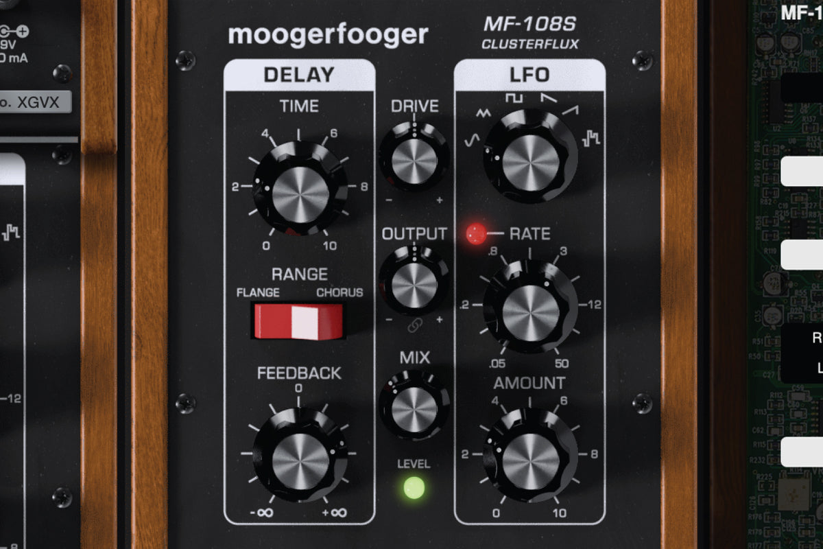 Moog MF-108S Cluster Flux (Software Plug-in)