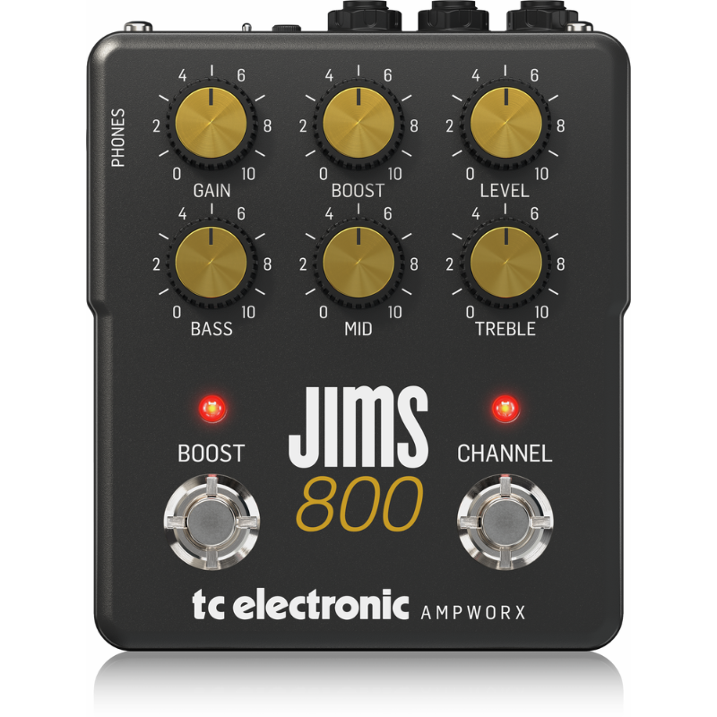 TC Electronic JIMS 800 Dual Channel Guitar Preamp Pedal