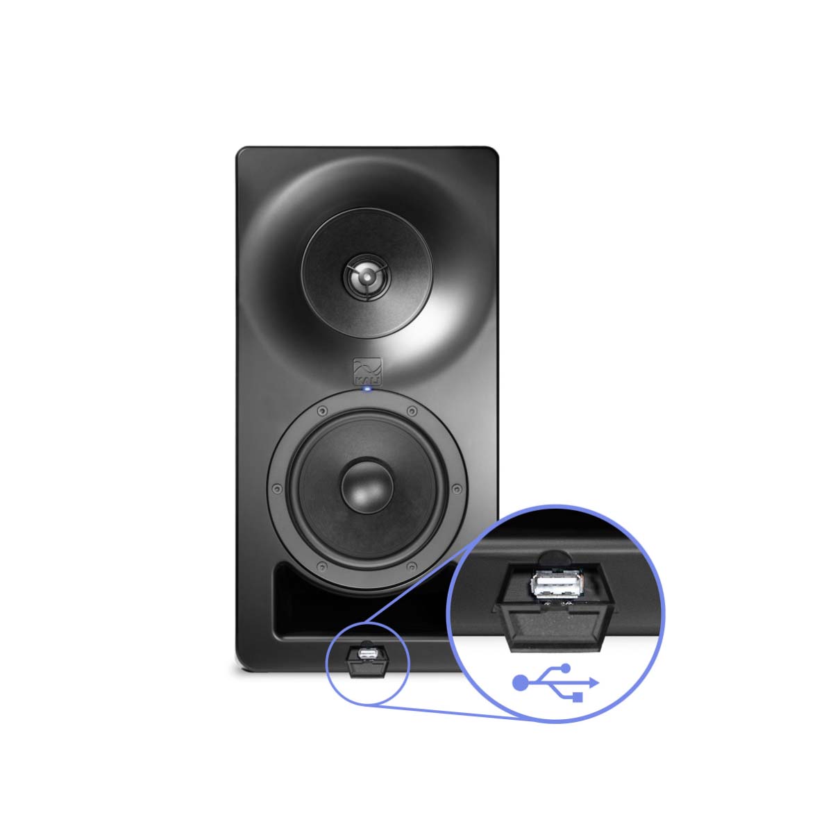 Kali Audio SM-5. 5 Inch 3-Way Studio Monitor with Network Control (Single)