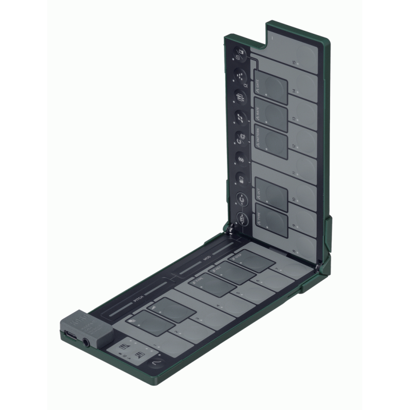 Korg NanoKey Fold 25 Key Foldable Midi Keyboard - Alpine Green