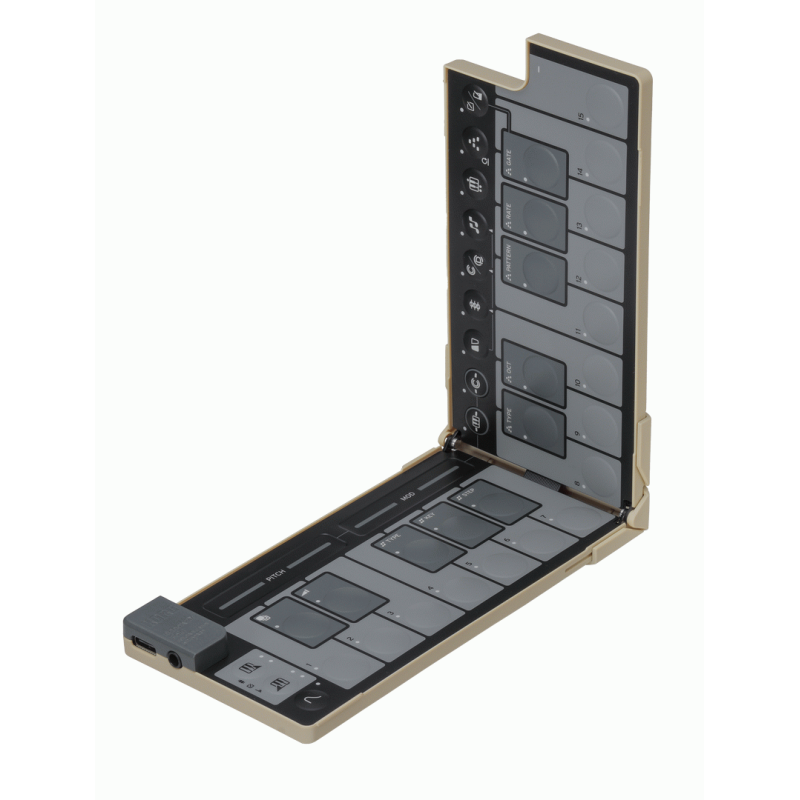 Korg NanoKey Fold 25 Key Foldable Midi Keyboard - Beige