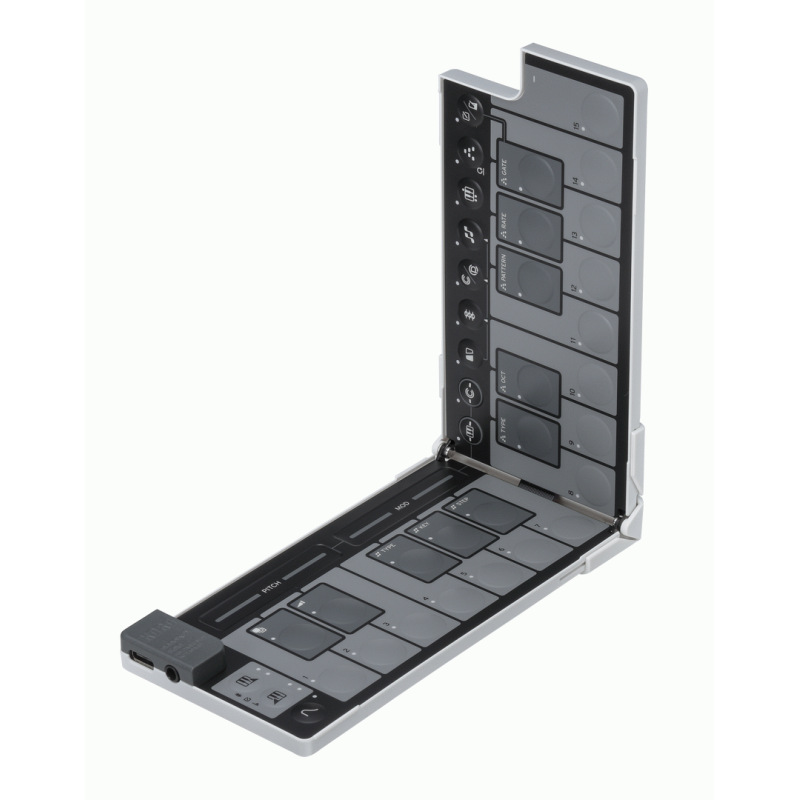 Korg NanoKey Fold 25 Key Foldable Midi Keyboard - White