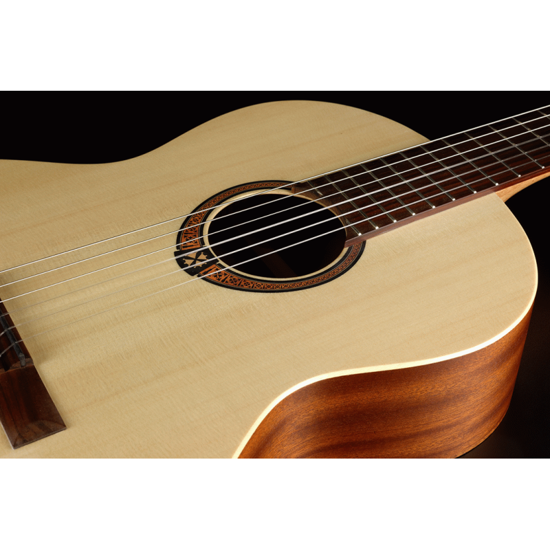 LAG OC70 Classical Guitar 4/4 Solid Engleman Spurce
