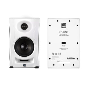 Kali Audio LP-UNF White 2-Way Studio Monitors 4"+1". Bluetooth Onboard PAIR