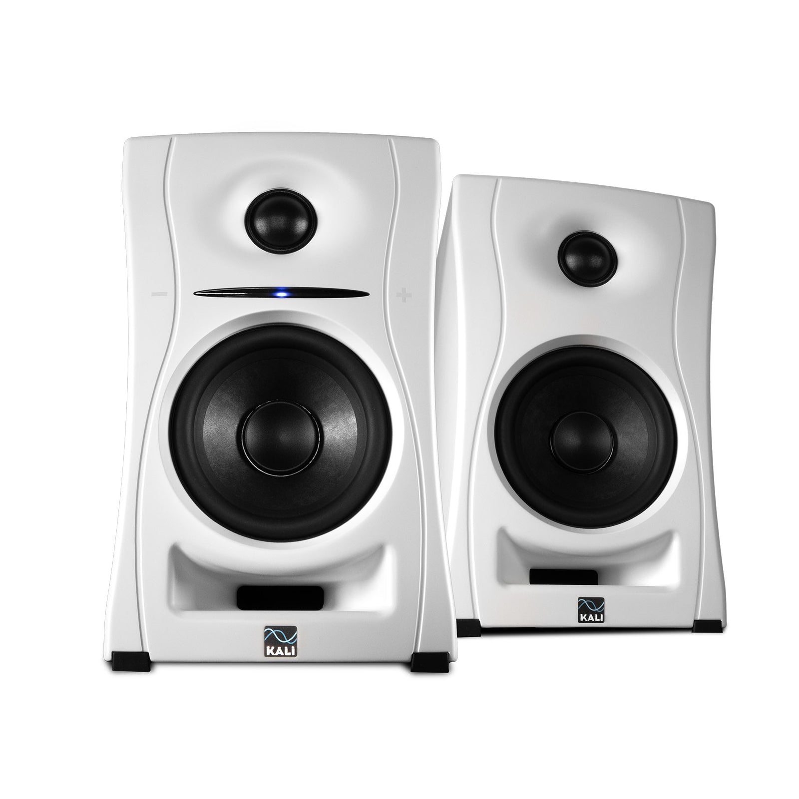Kali Audio LP-UNF White 2-Way Studio Monitors 4"+1". Bluetooth Onboard PAIR