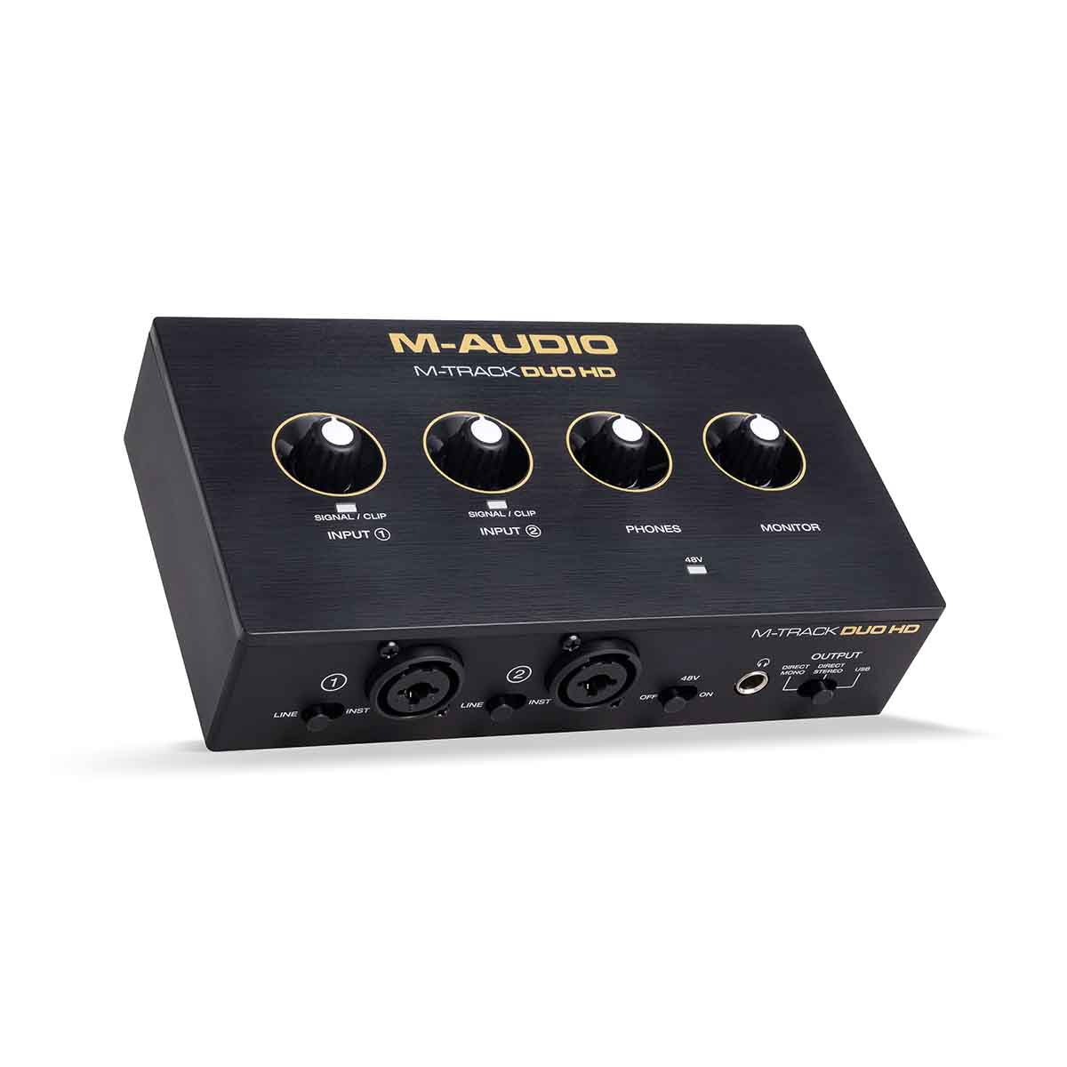 M Audio M Track DUO HD: 2-in/2-out USB-C audio interface for Mac, PC, iOS, and Android 24/192