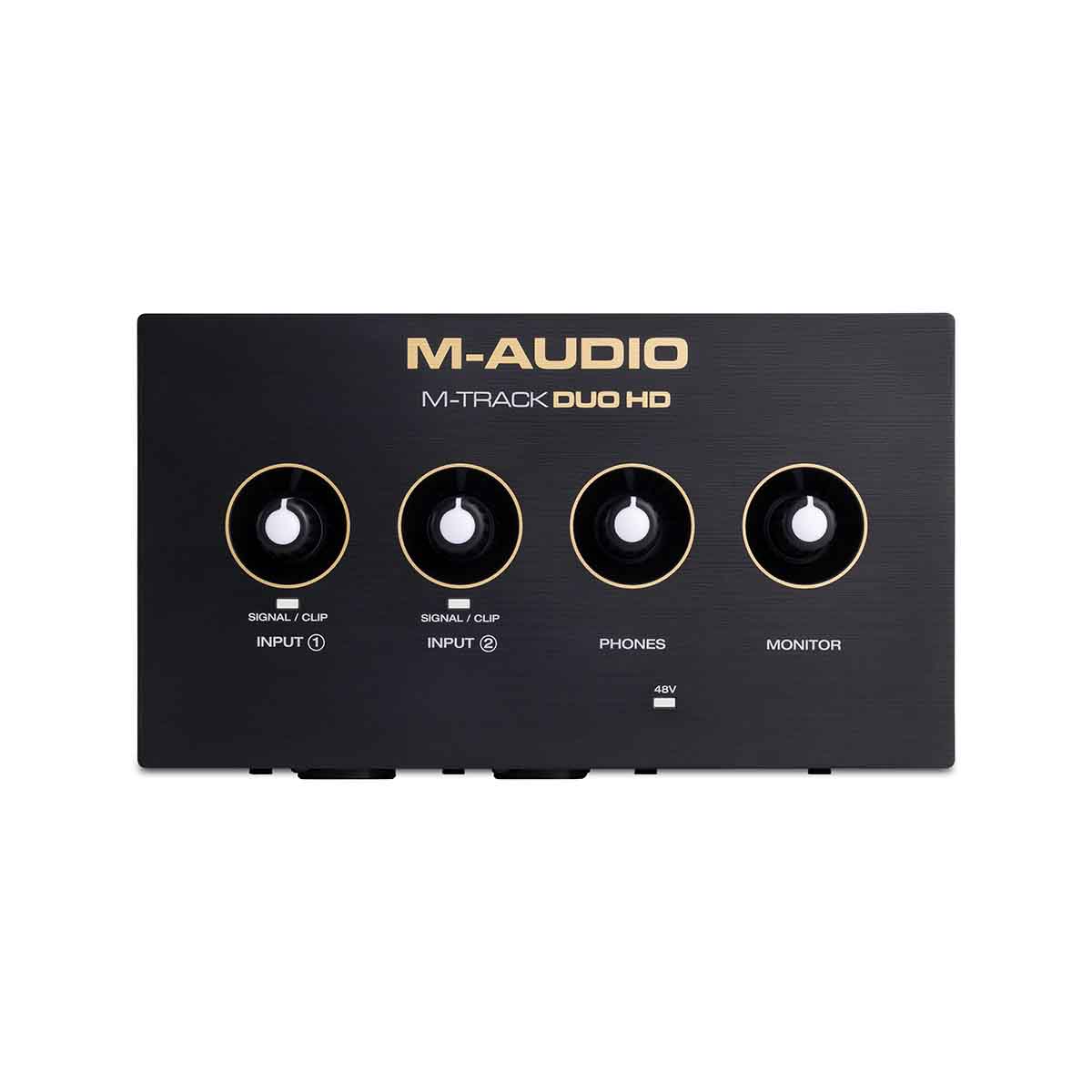 M Audio M Track DUO HD: 2-in/2-out USB-C audio interface for Mac, PC, iOS, and Android 24/192