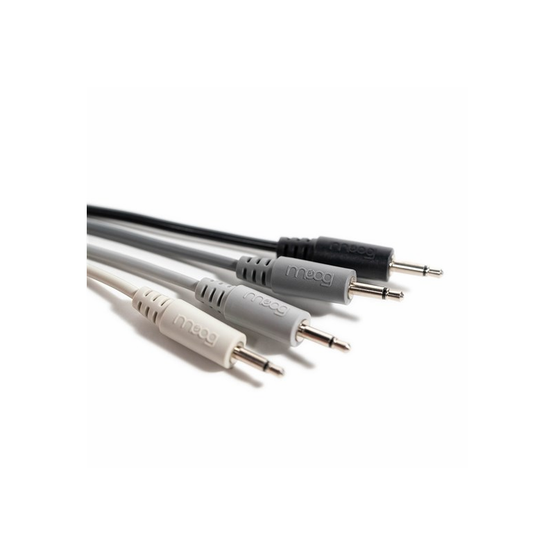Moog Patch Cable Set (5 pieces) 12 inch for Mother 32 , DFAM & Subharmonicon