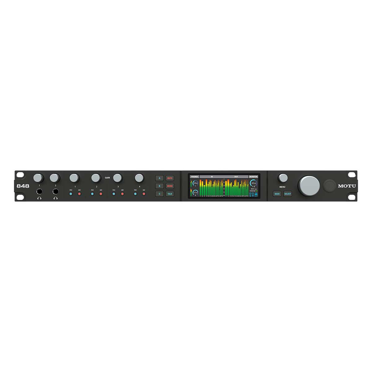 MOTU 848 28 x 32 Thunderbolt 4 / USB4 / AVB Audio Interface