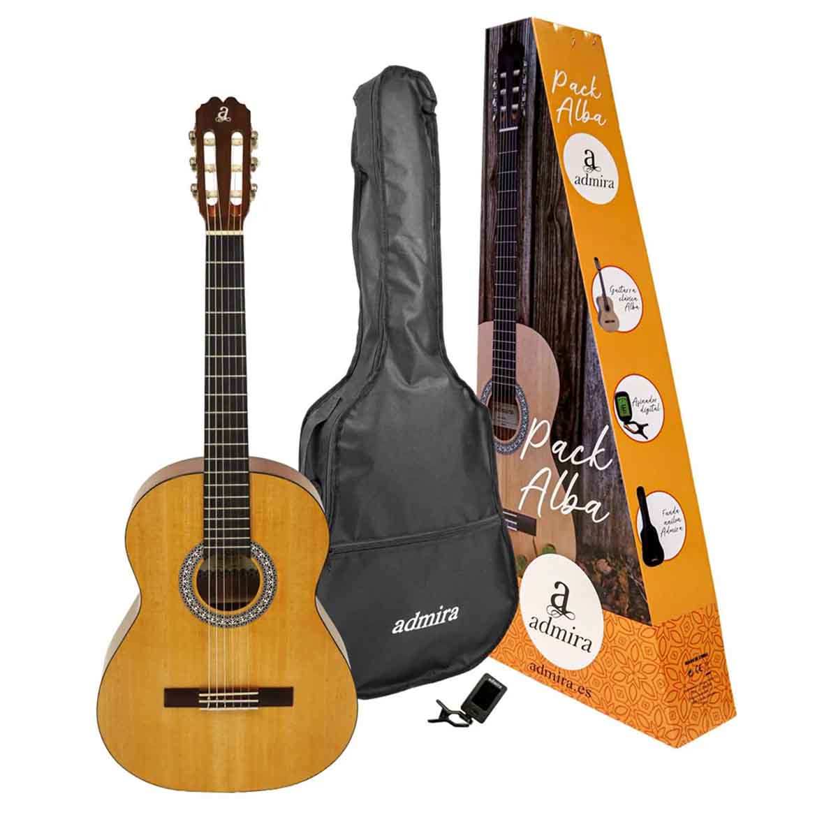 Admira Alba 4/4 Classical Guitar Pack