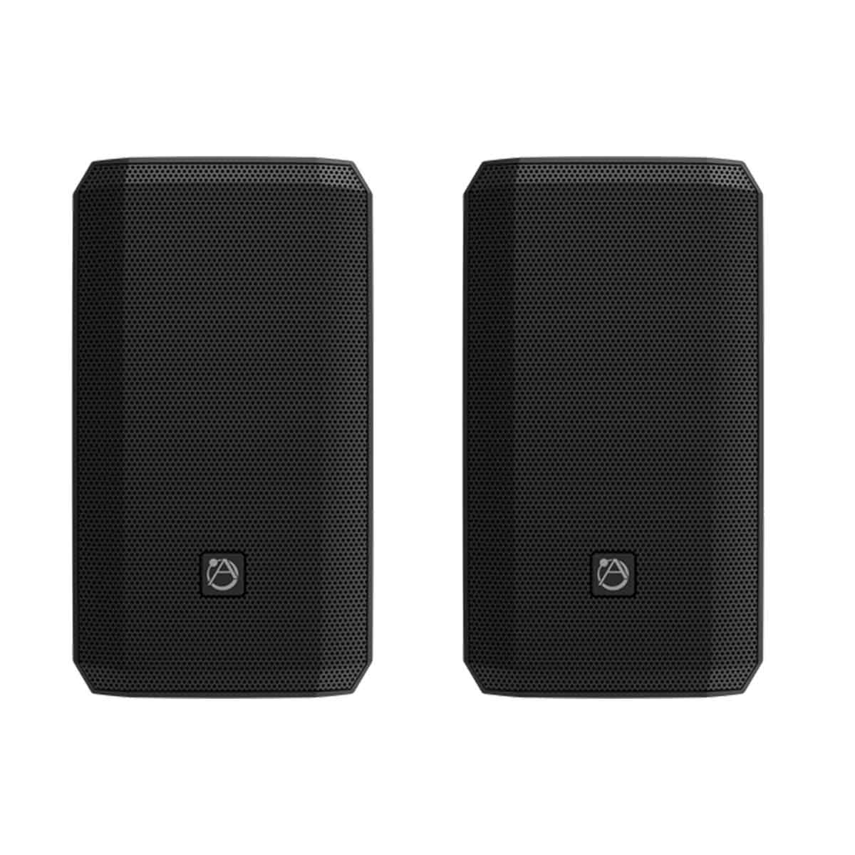 Atlas IED 6.5" AS Series Surface Mount, Passive, Black (Pair)