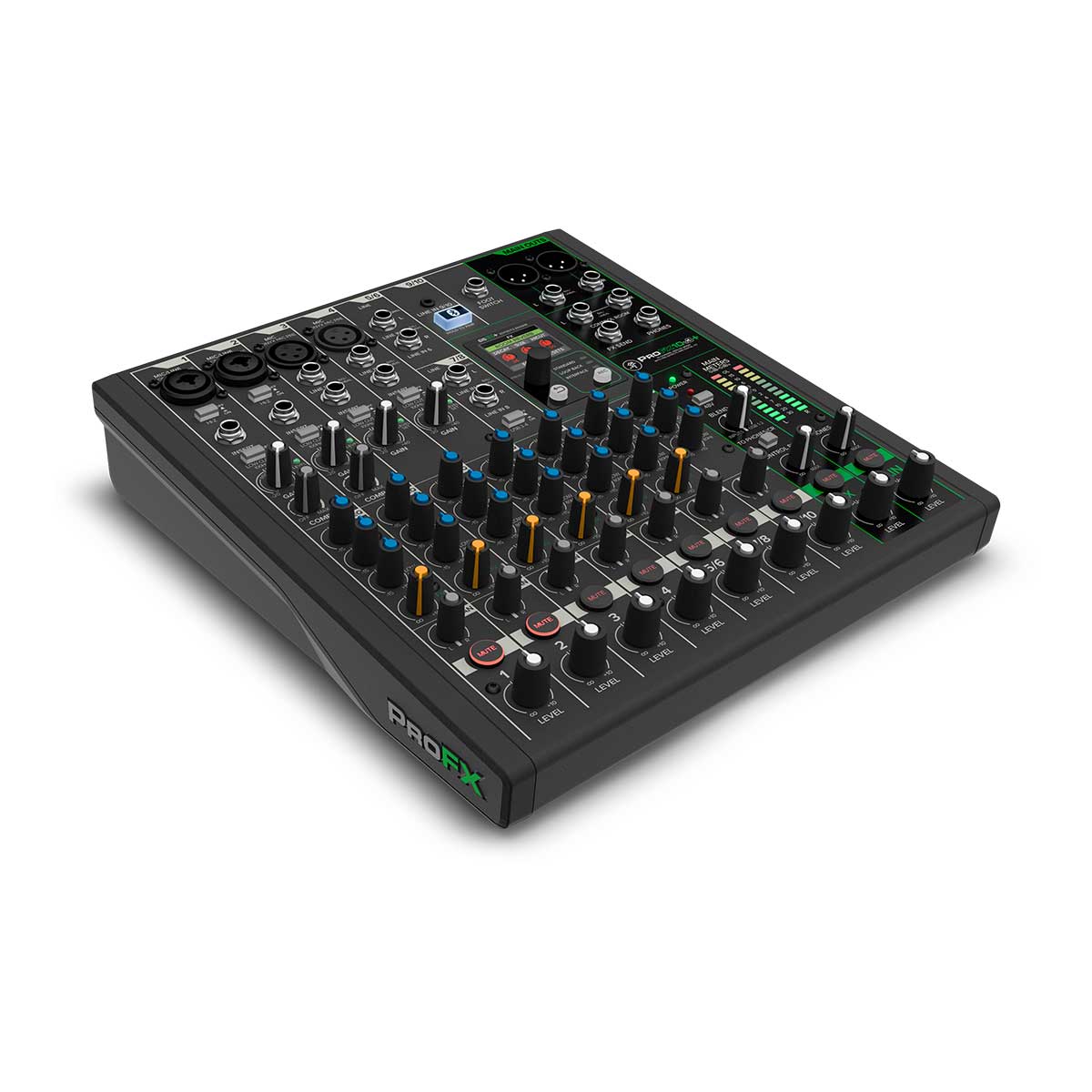 Mackie ProFX10v3+ 10-Channel Analog Mixer With Enhanced FX, USB Recording Modes and Bluetooth®