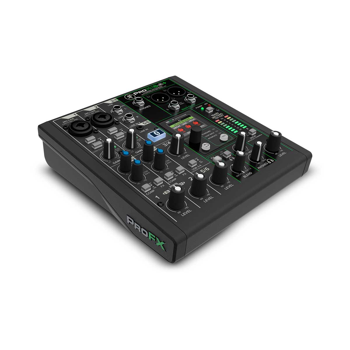 Mackie ProFX6v3+ 6-Channel Analog Mixer With Enhanced FX, USB Recording Modes and Bluetooth®