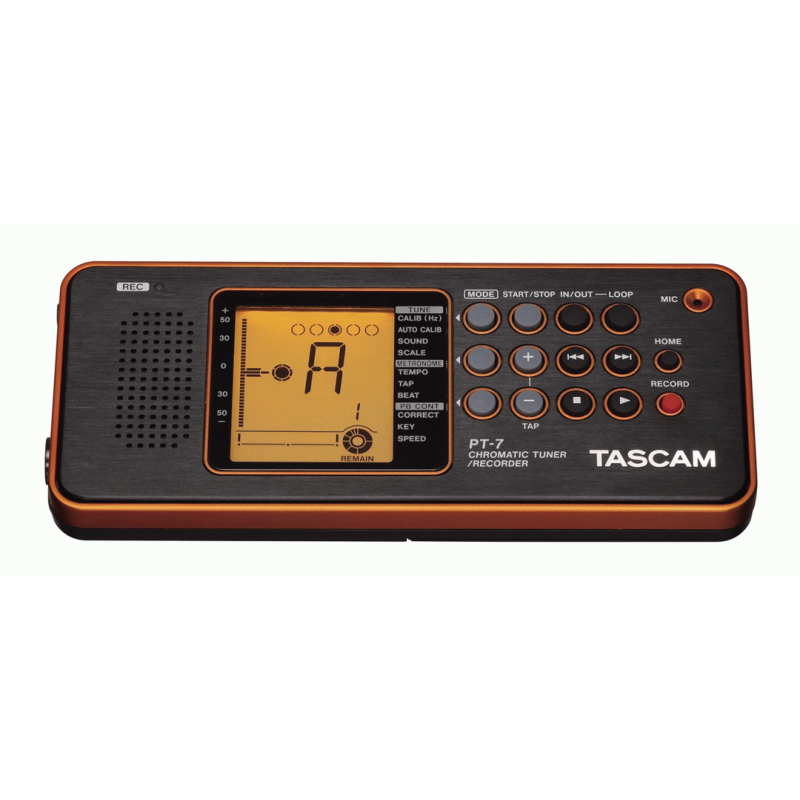 Tascam PT-7 Chromatic Tuner, Metronome & Pitch Trainer
