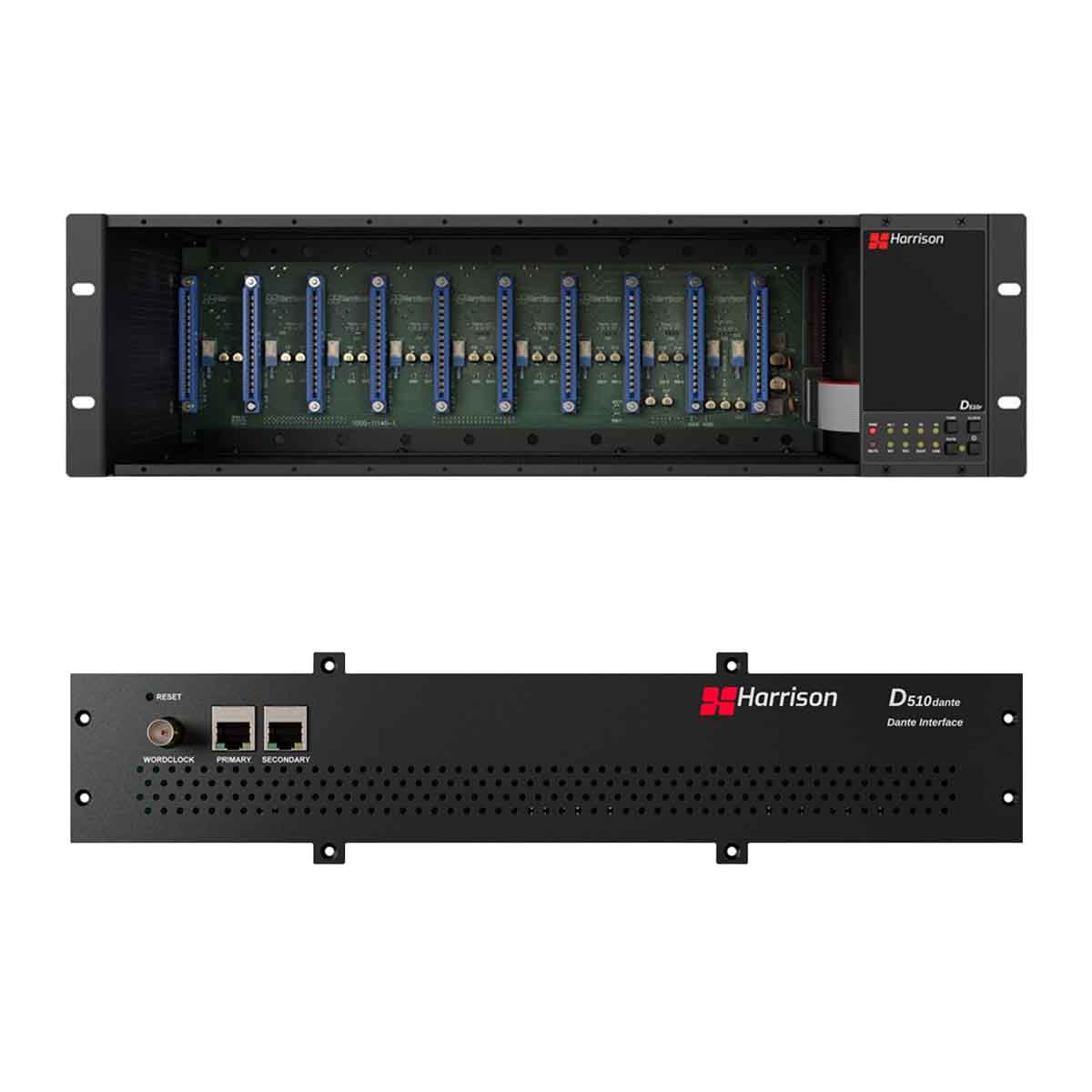 Harrison 500 Rack with Dante Card