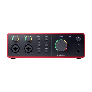 Focusrite Scarlett 4i4 4th Gen 4 In / 4 Out USB Audio Interface