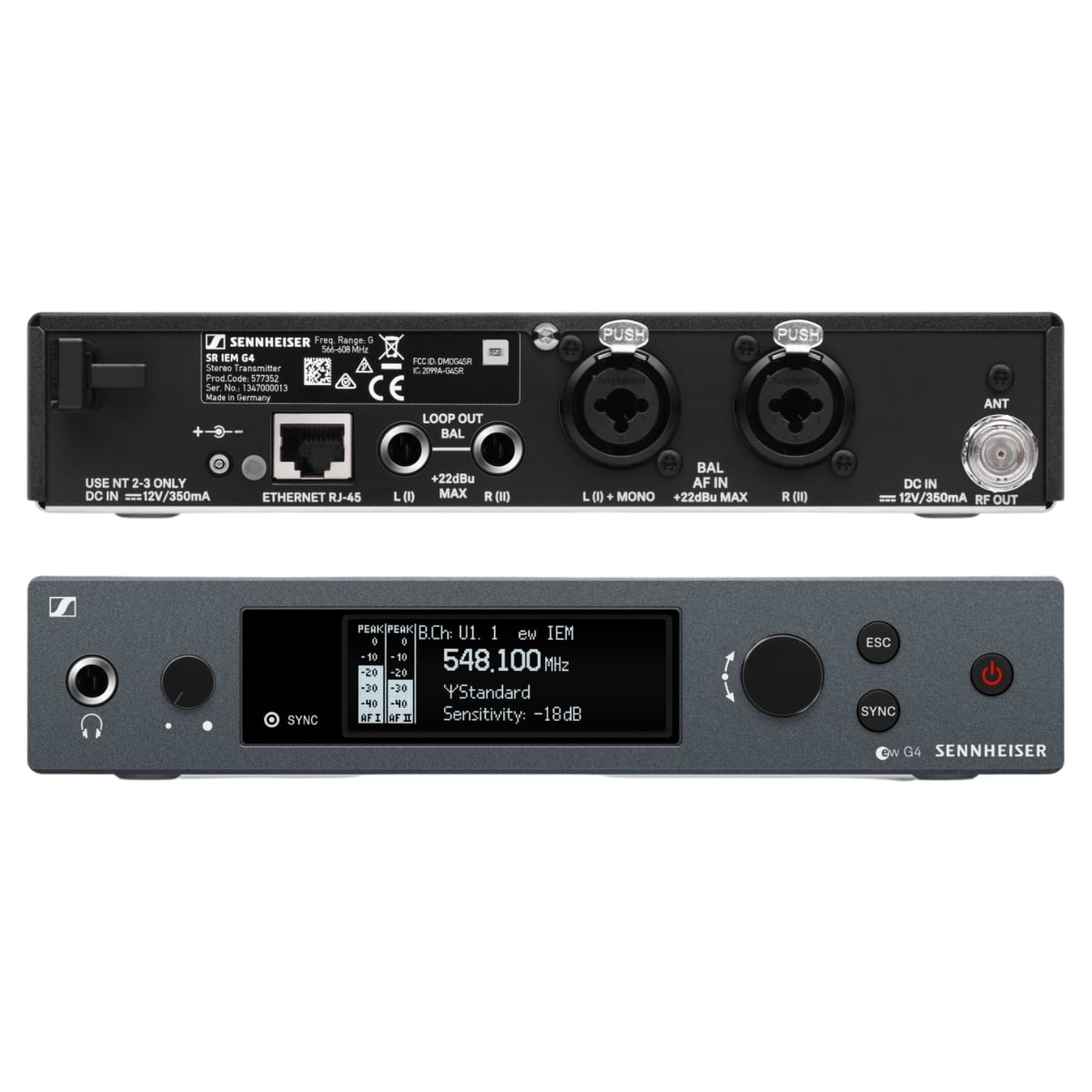 Senneiser SR IEM G4-B Wireless In-Ear Monitoring  Stereo transmitter