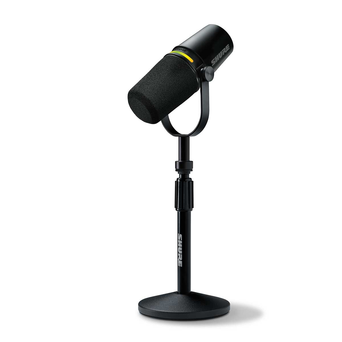 Shure Motiv MV7+ Microphone Bundle MV7+ Podcast Mic with Stand