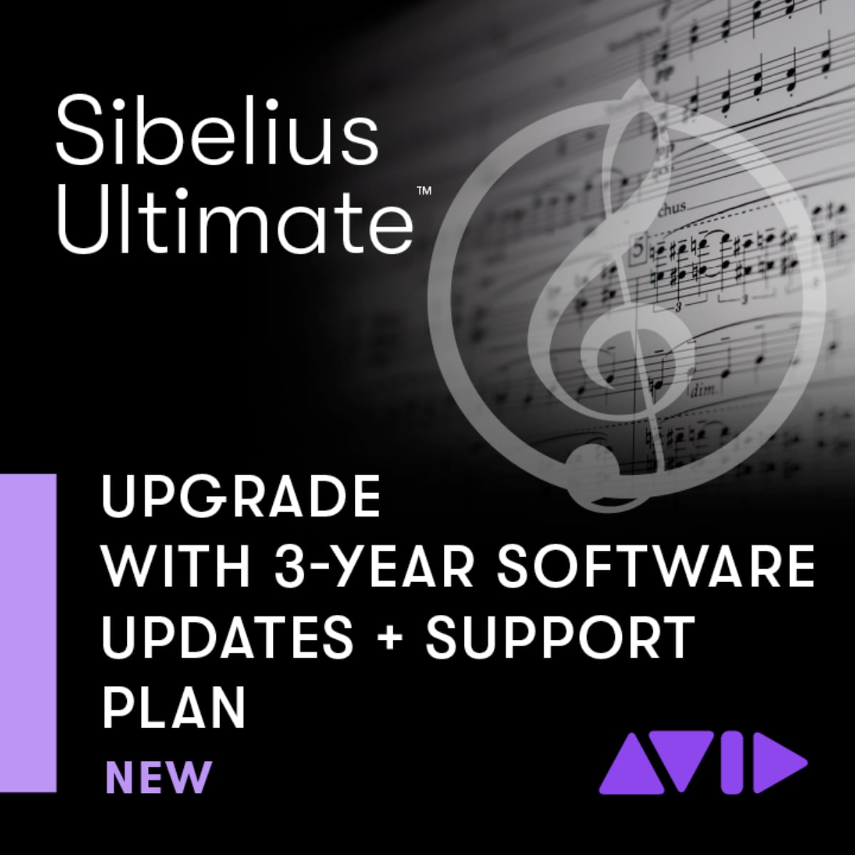 AVID Sibelius | Ultimate Upgrade 3-Years Software Updates + Support Plan - GET CURRENT