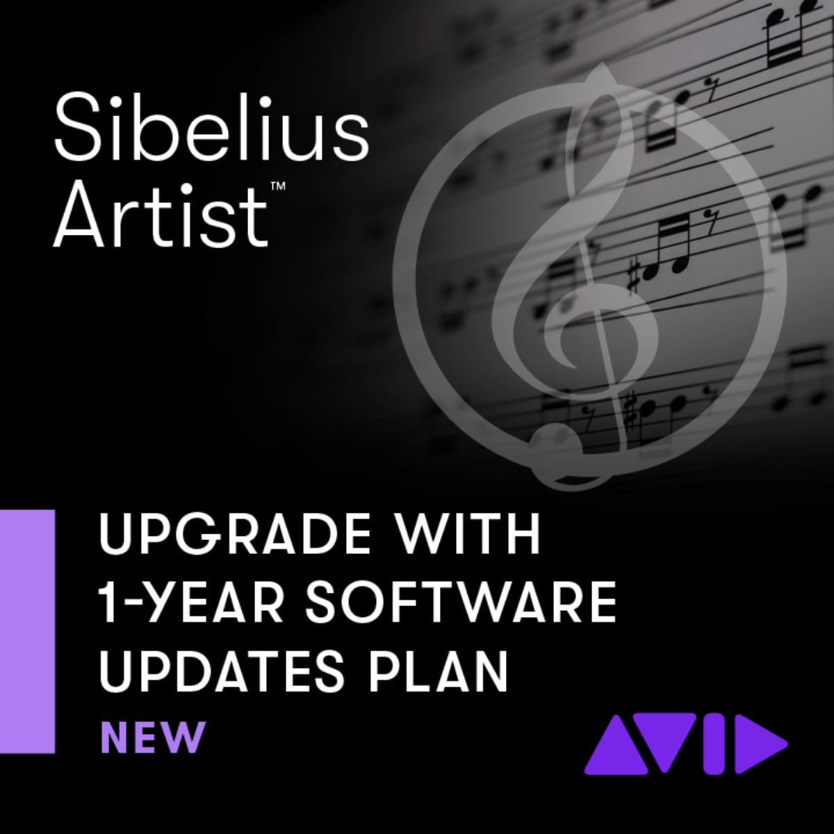AVID Sibelius | Artist Upgrade with 1-Year Software Updates Plan