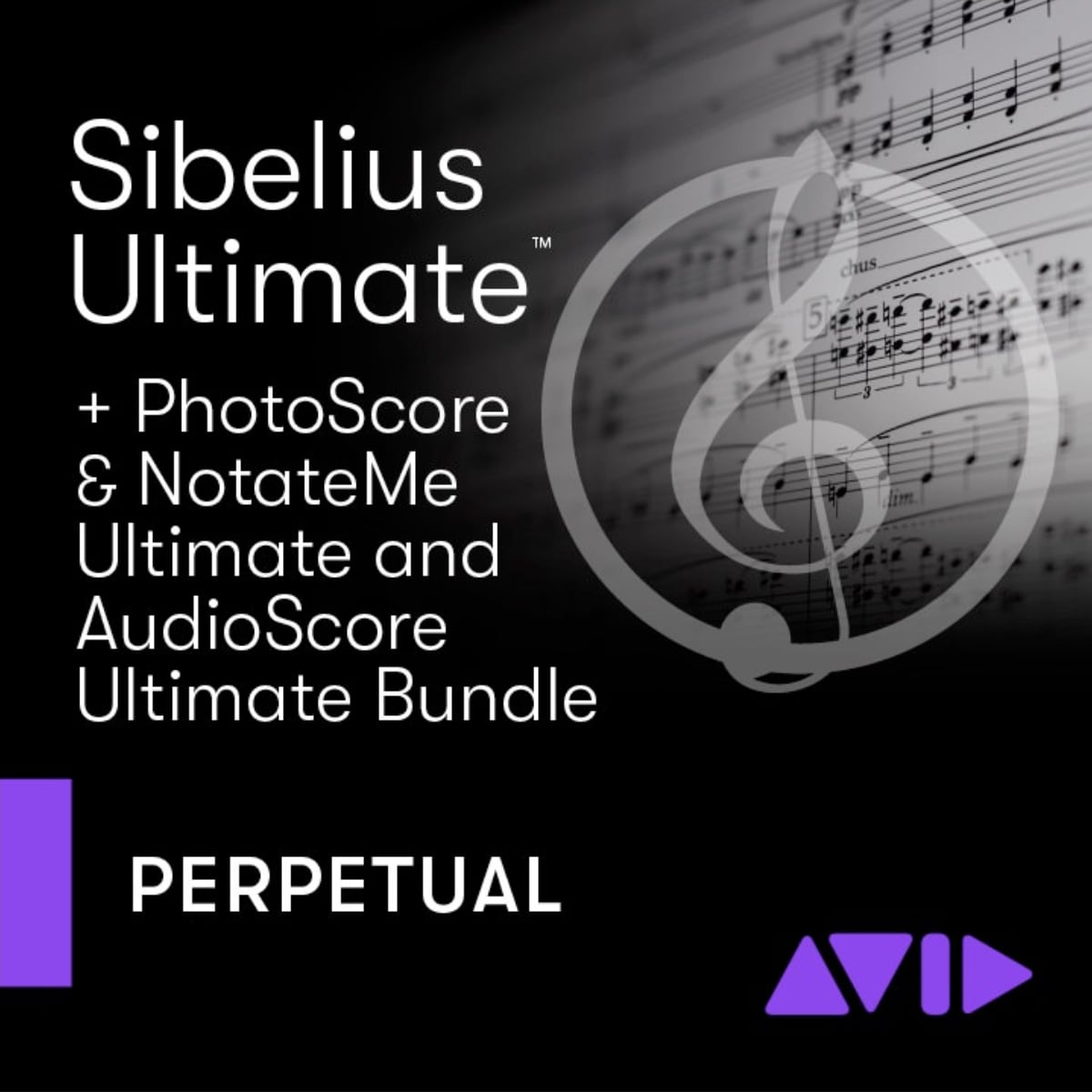 Avid Sibelius Ultimate Perpetual License + PhotoScore and NotateMe Ultimate + AudioScore Ultimate