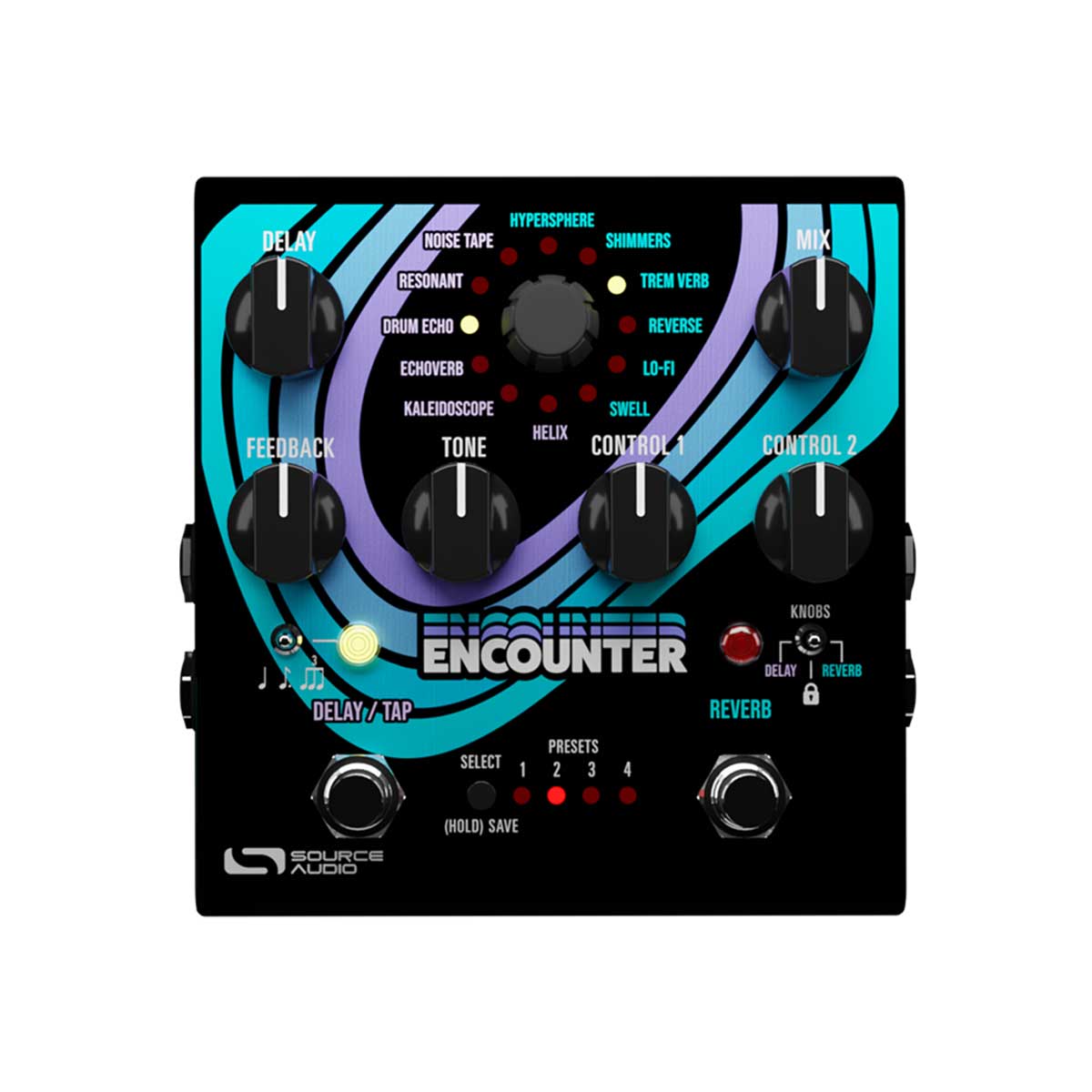 Source Audio Encounter Delay & Reverb Effects Pedal