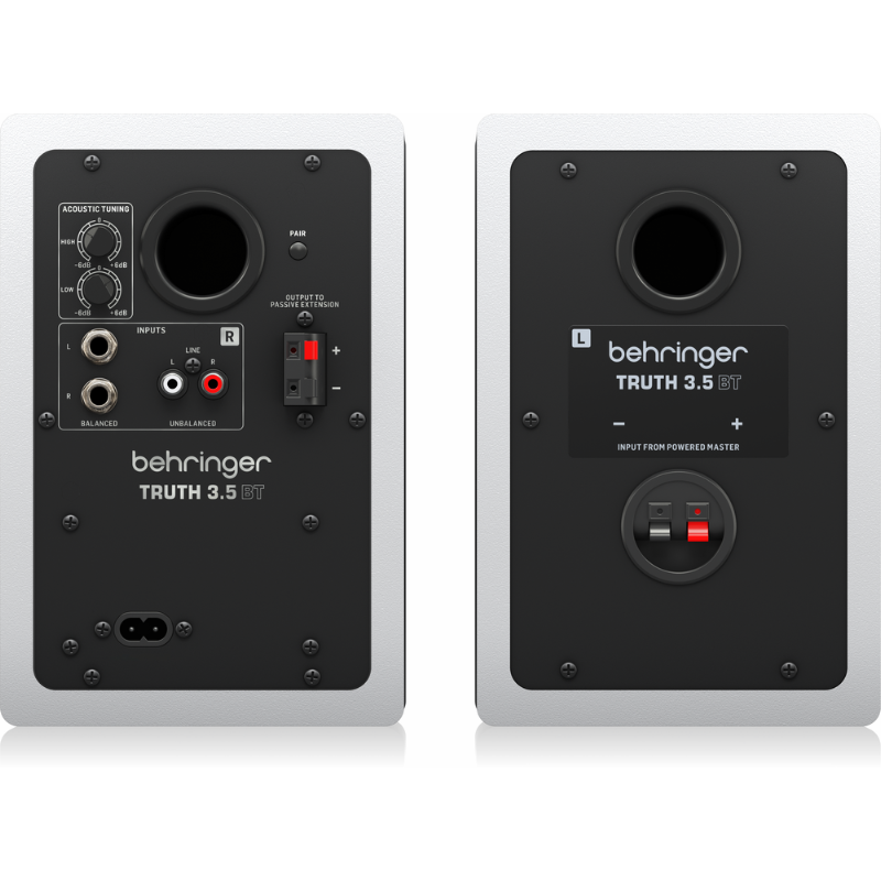 Behringer TRUTH 3.5 BT-WH Monitors with Bluetooth (White)