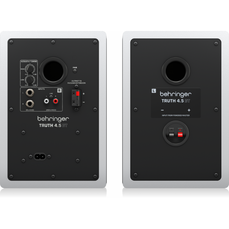 Behringer TRUTH 4.5 BT-WH Monitors with Bluetooth