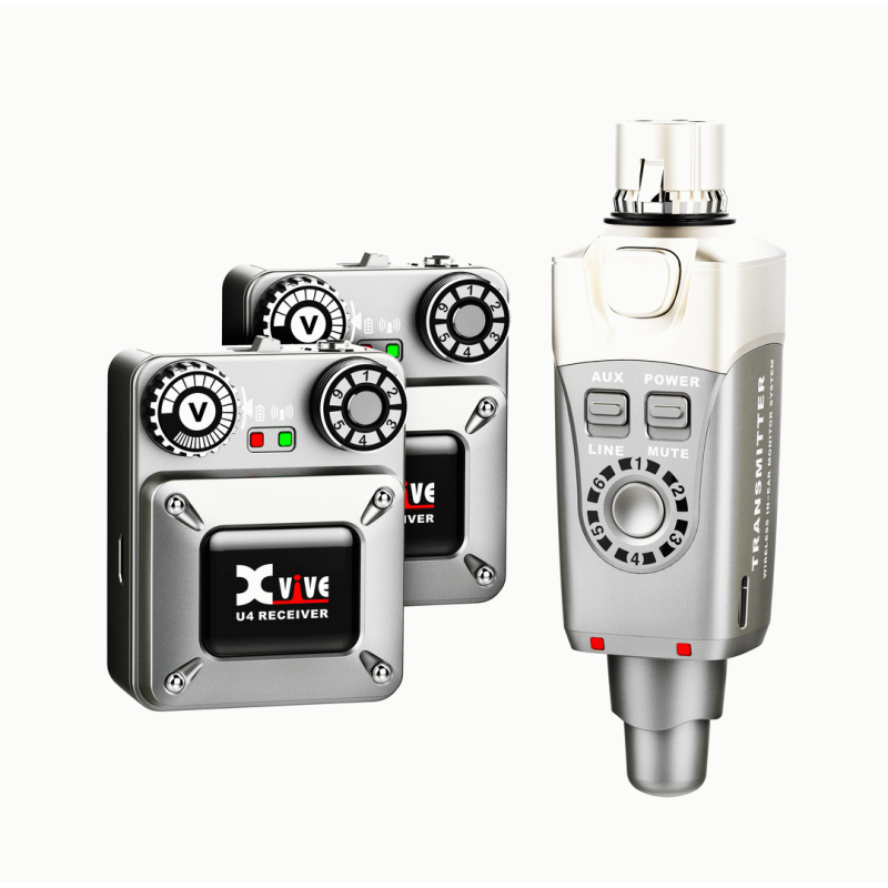 XVIVE U4R2 In-Ear Monitor System with 2 Receivers