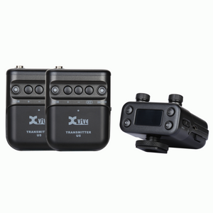 XVIVE U5T2 Wireless Mic System with 2 beltpack transmitters & LV1 Lav Mics