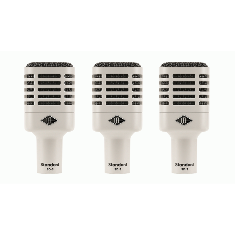 Universal Audio SD-3 Dynamic Microphone (3-Pack) with Hemisphere Modeling