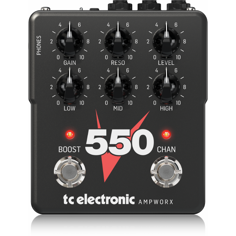 TC Electronic V550 Dual Channel Guitar Preamp Pedal