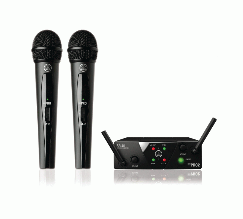 AKG WMS 40 Mini US25 Dual Vocal B+D