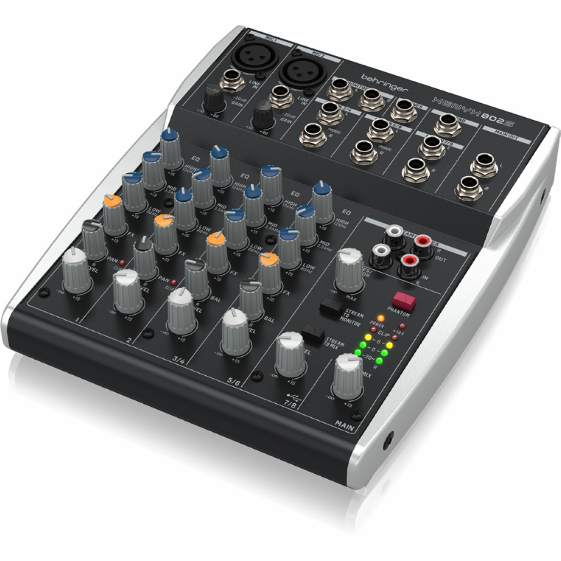 Behringer XENYX 802S 8-Channel Mixer with USB