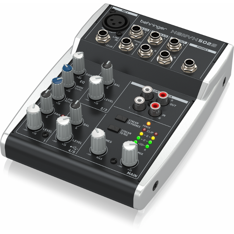 Behringer XENYX 502S 5-channel Mixer with USB