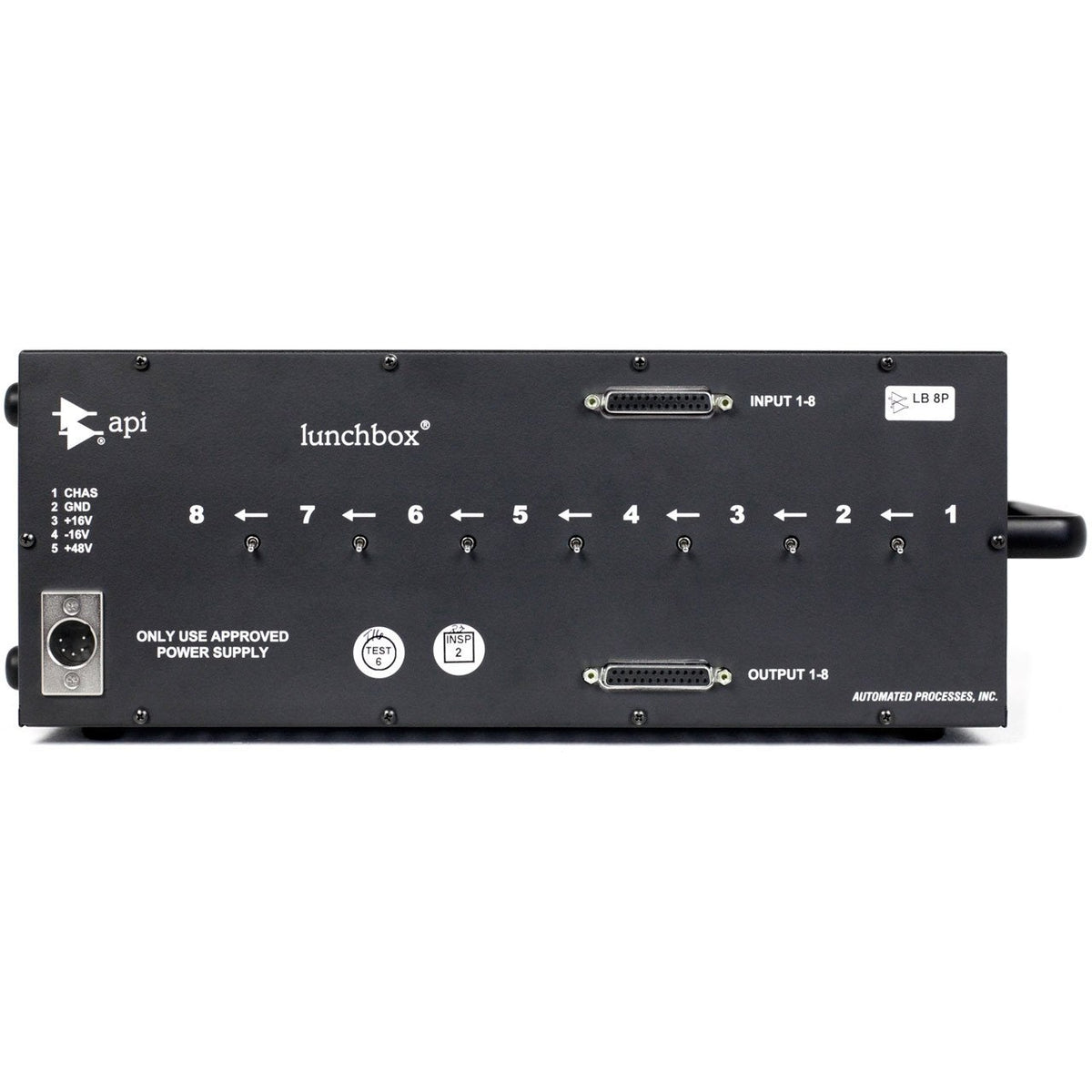 500 Series - API 8 Slot High Current Lunchbox