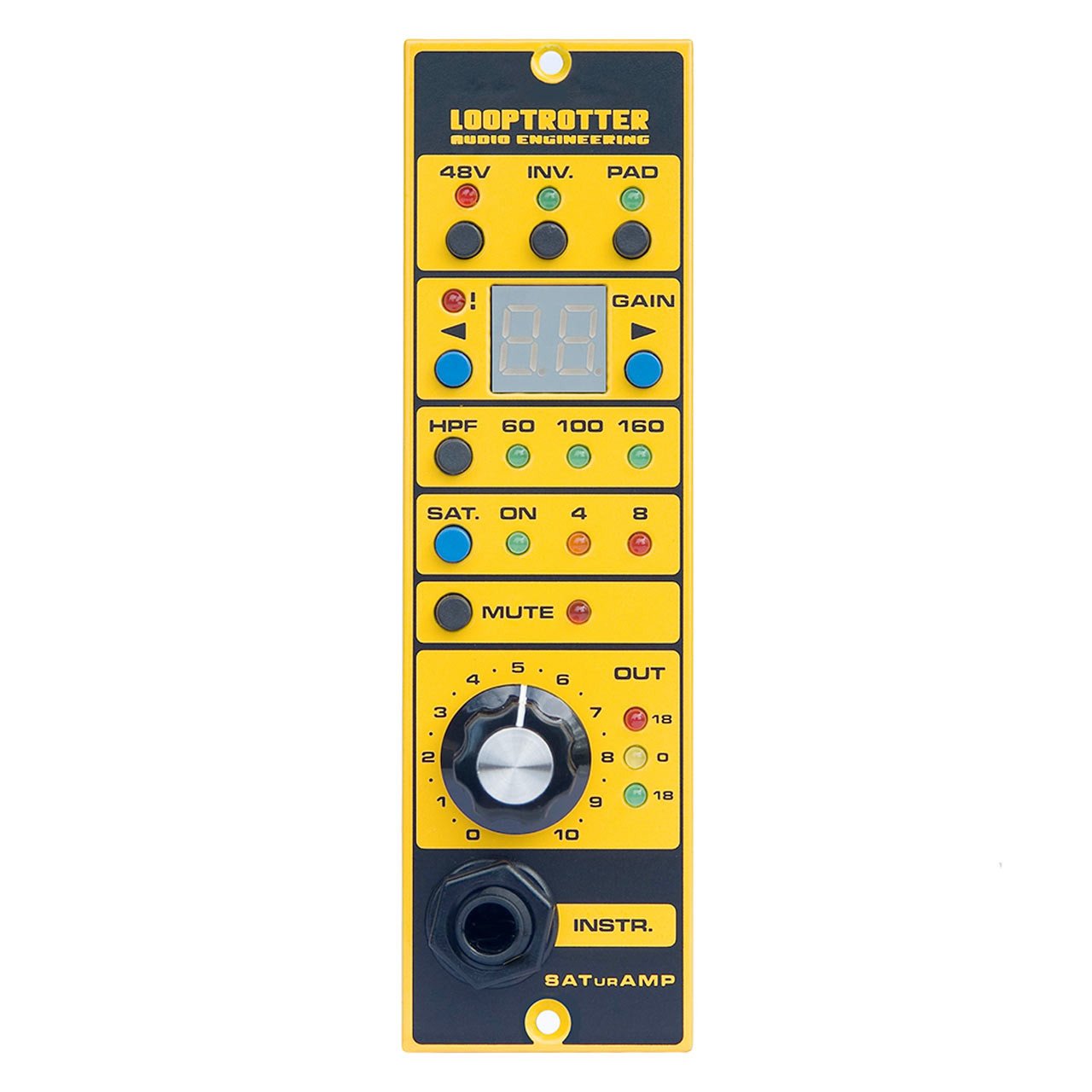 500 Series - Looptrotter Audio SATurAMP 500 Series Mic/Instrument Preamplifier