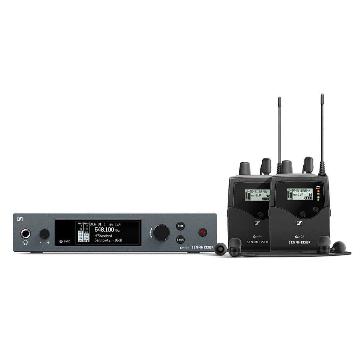 Sennheiser EW IEM G4-TWIN Dual Wireless In-Ear Monitor System