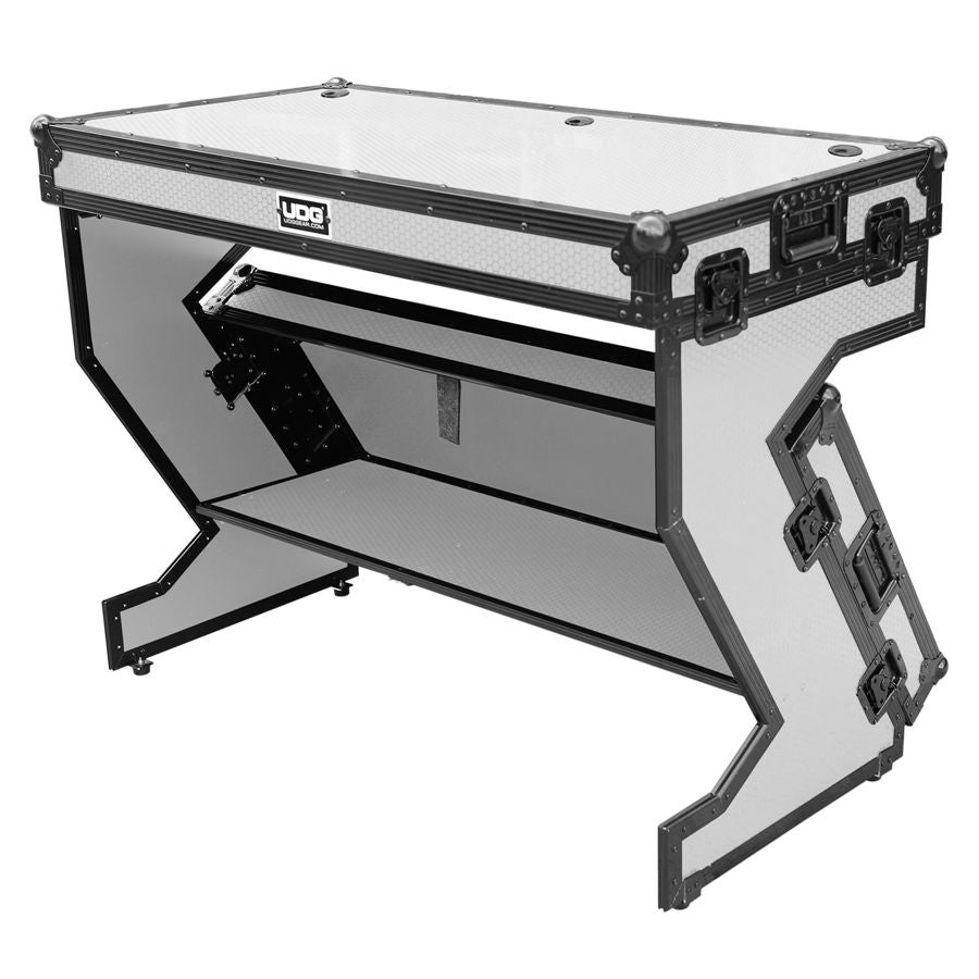 Dj Potable Table UDG Ultimate Portable Z-Style DJ Table (Wheels) WHITE - Sounds Easy
