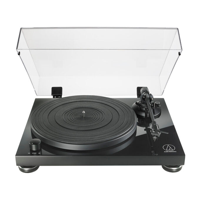 Audio-Technica AT LPW50PB Fully Manual Belt-Drive Turntable (Piano Black)