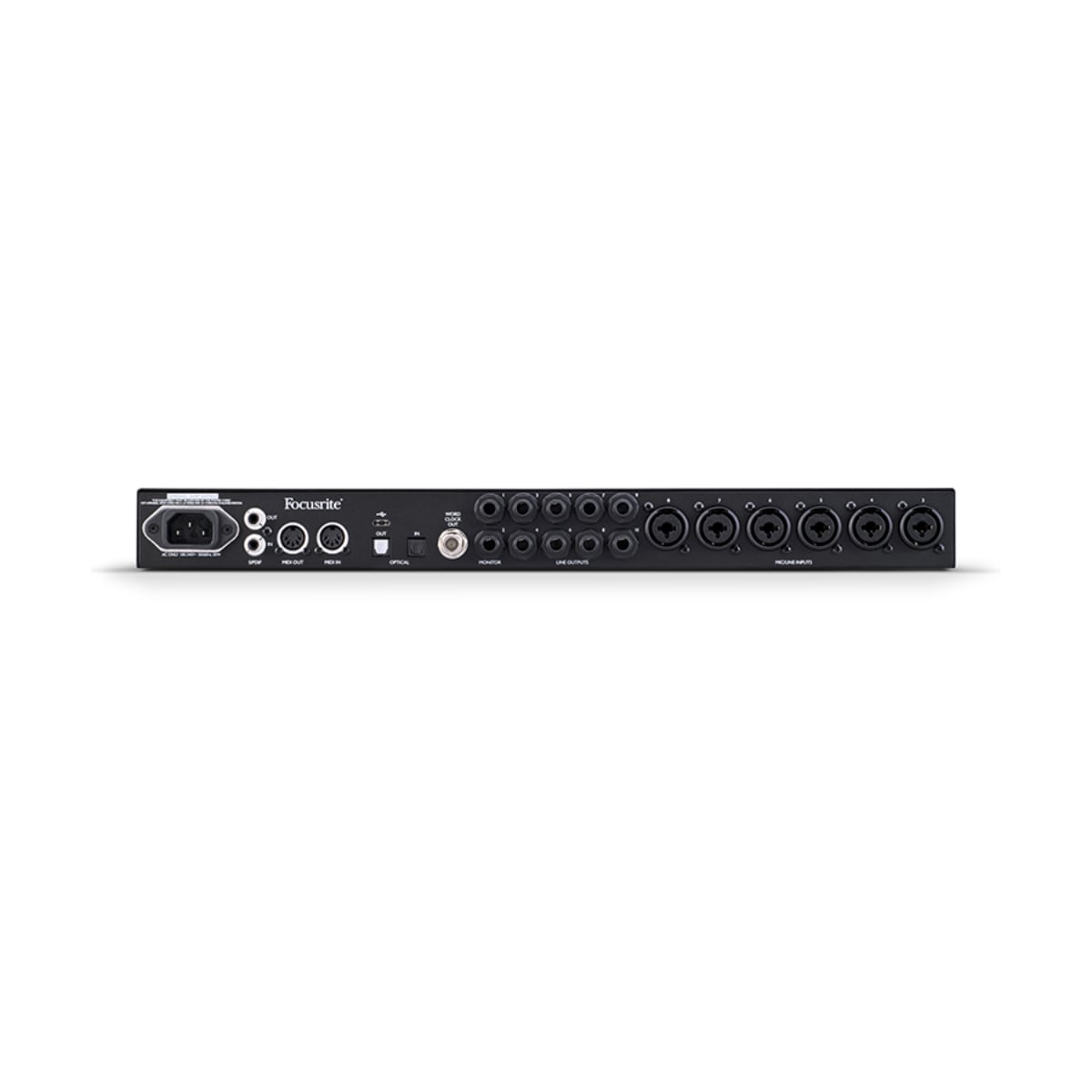 Focusrite Clarett + 8Pre 18 In/20 Out Rackmount USB-C Audio Interface