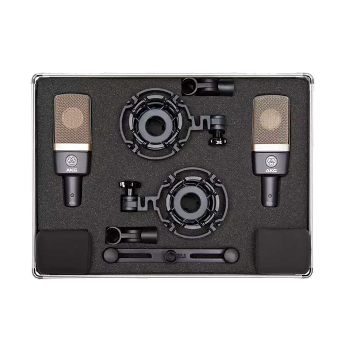 AKG C314 Condenser Microphones Matched Stereo Pair