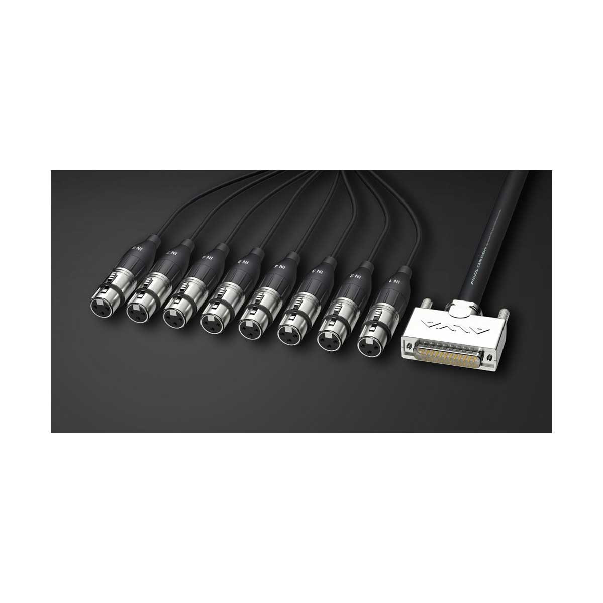 ALVA  Analog Multicore Cable D-Sub25 male to 8 x XLR female