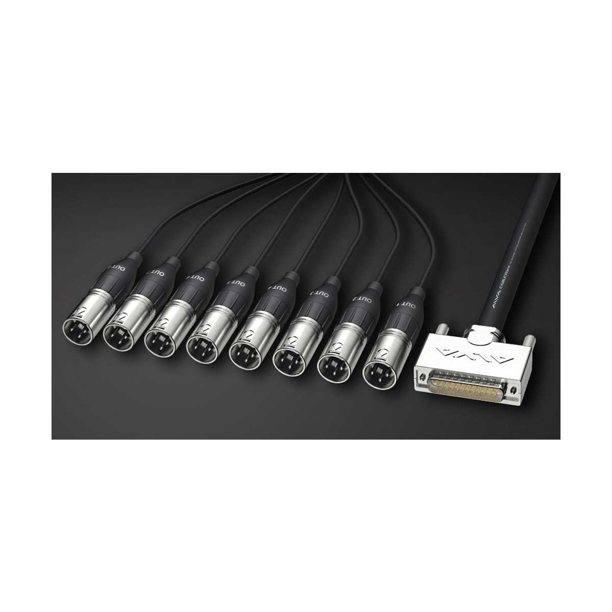 ALVA D-Sub25 male to 8 x XLR male 3m