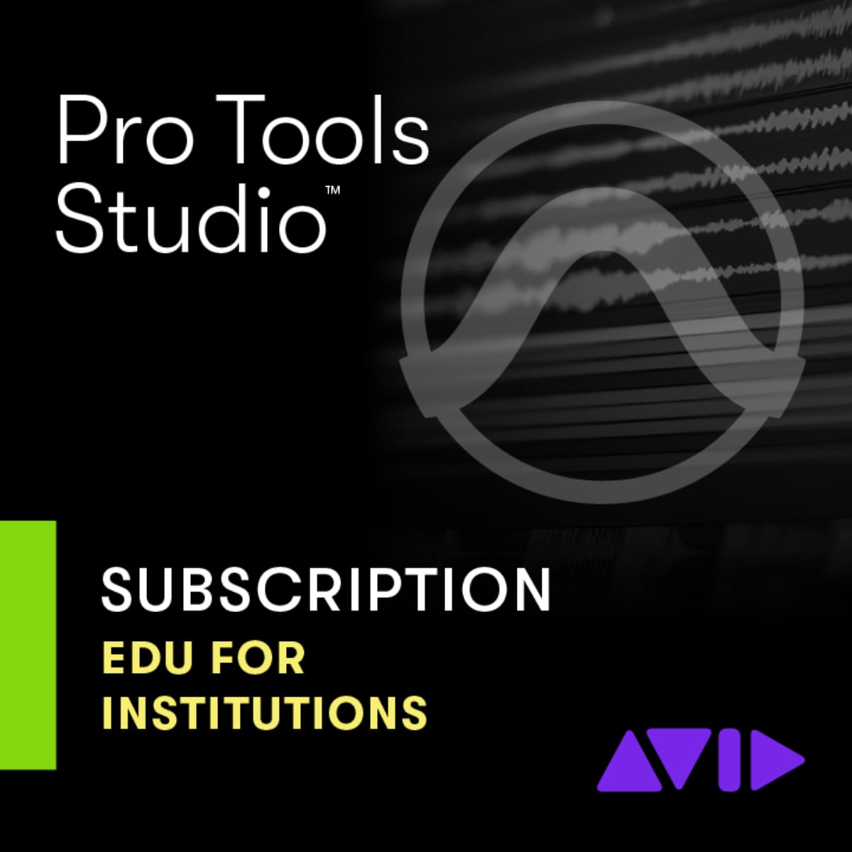 Avid Pro Tools Studio 1-Year Subscription EDU Institution