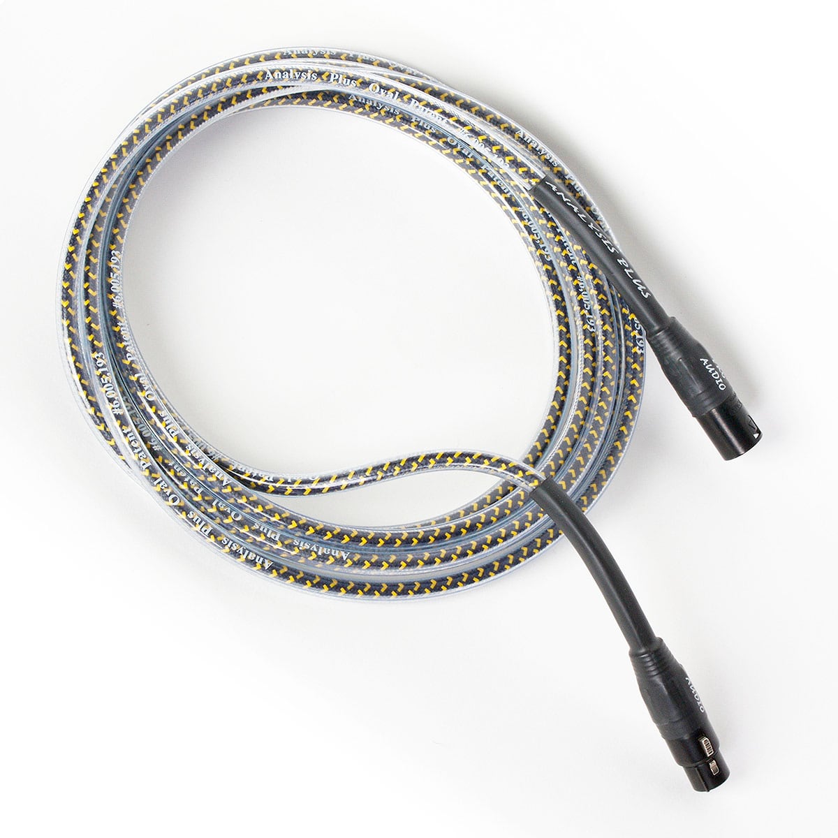 Analysis Plus Yellow Oval Microphone cable 3m